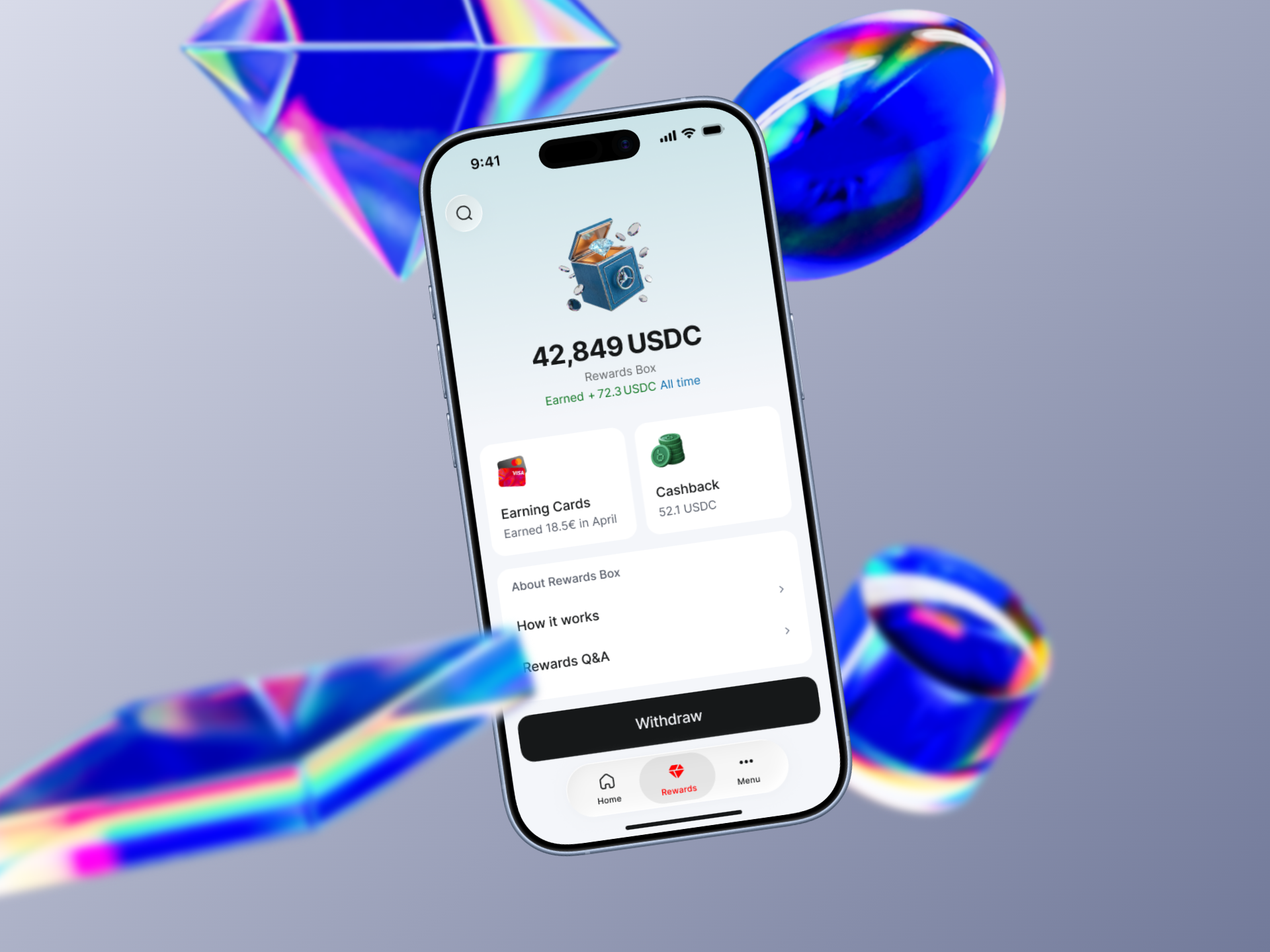 Brighty rewards box overview