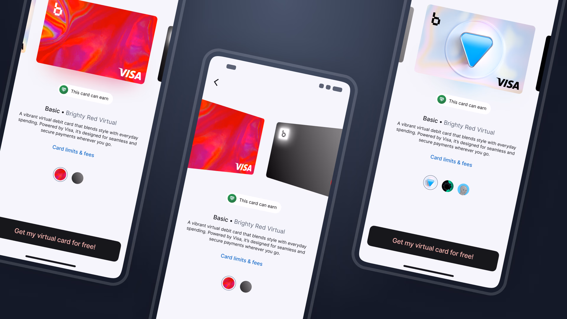 Brighty card order flow